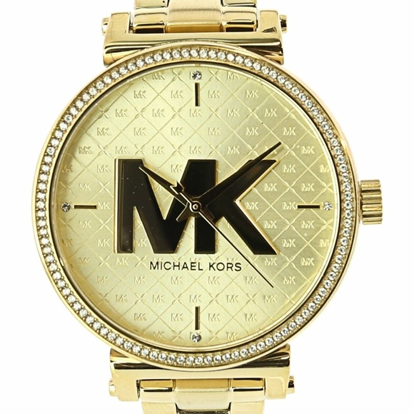 Michael Kors Accessories - NWT Michael Kors Sofie MK4334 Gold Watch $250